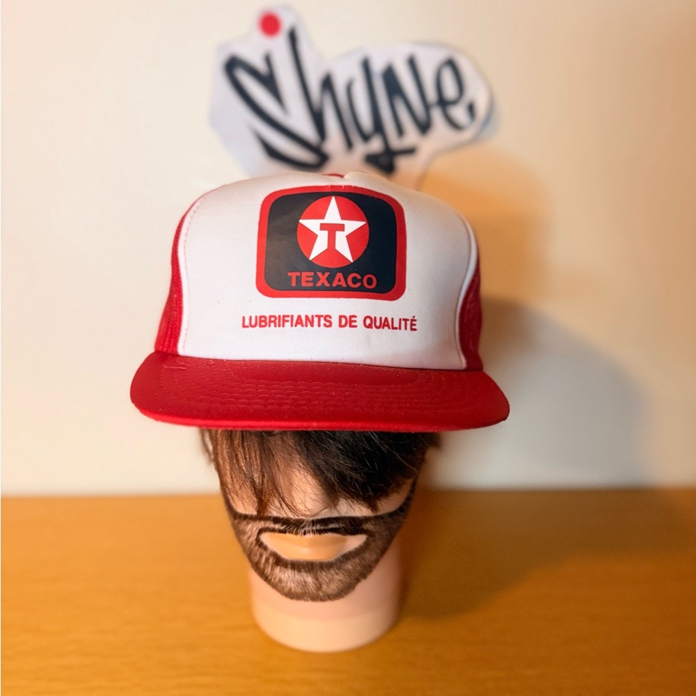 Texaco Red and White Trucker Hat